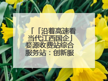 「沿着高速看当代江西国企」婺源收费站综合服务站：创新服务模式，点亮高速出行新体验