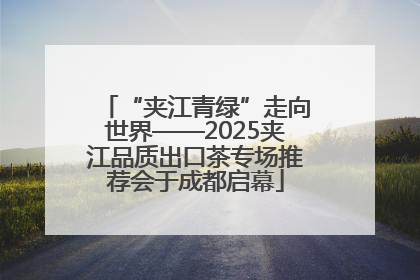 “夹江青绿”走向世界——2025夹江品质出口茶专场推荐会于成都启幕