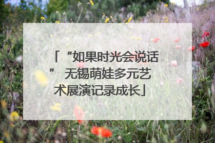 “如果时光会说话” 无锡萌娃多元艺术展演记录成长