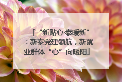 “新贴心·泰暖新”：新泰党建领航，新就业群体“心”向暖阳