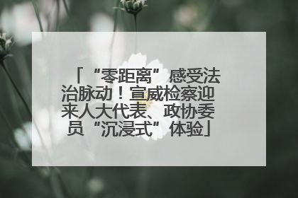 “零距离”感受法治脉动！宣威检察迎来人大代表、政协委员“沉浸式”体验