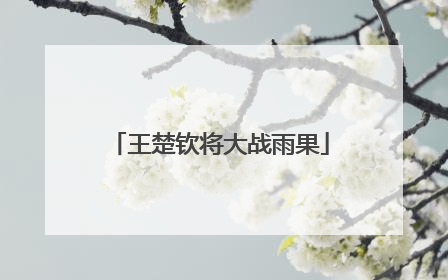 王楚钦将大战雨果