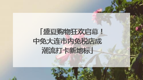 盛夏购物狂欢启幕！中免大连市内免税店成潮流打卡新地标