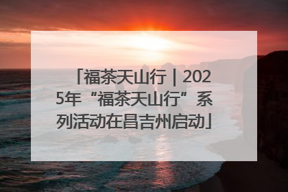福茶天山行｜2025年“福茶天山行”系列活动在昌吉州启动