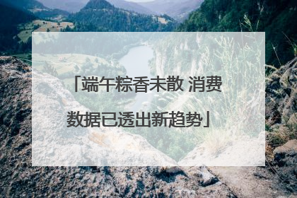 端午粽香未散 消费数据已透出新趋势
