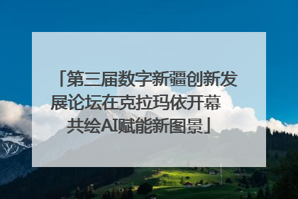 第三届数字新疆创新发展论坛在克拉玛依开幕 共绘AI赋能新图景