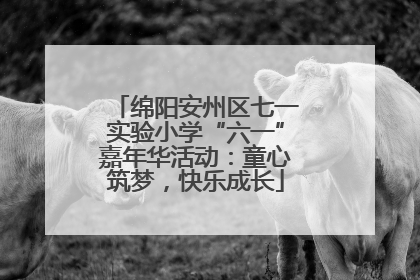 绵阳安州区七一实验小学“六一”嘉年华活动：童心筑梦，快乐成长