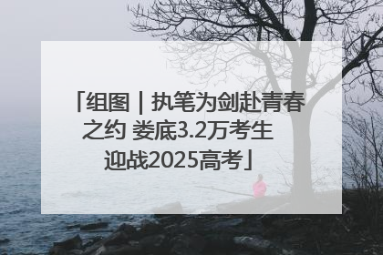 组图｜执笔为剑赴青春之约 娄底3.2万考生迎战2025高考