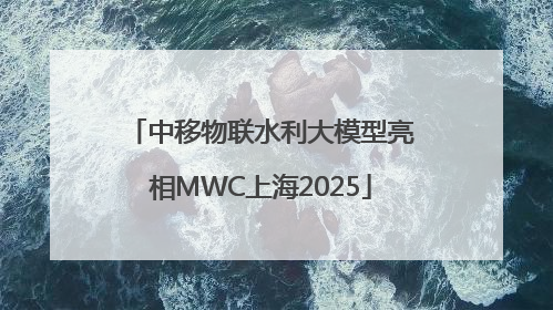 中移物联水利大模型亮相MWC上海2025