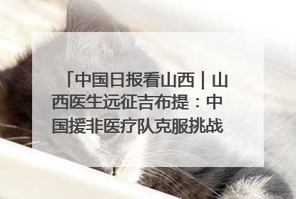 中国日报看山西｜山西医生远征吉布提：中国援非医疗队克服挑战救助非洲患者