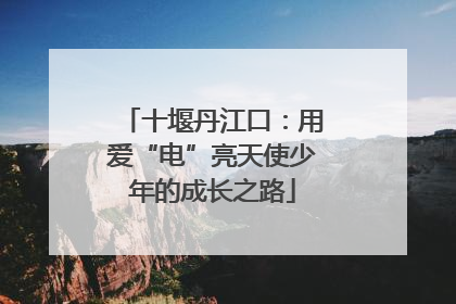 十堰丹江口：用爱“电”亮天使少年的成长之路