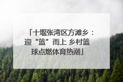 十堰张湾区方滩乡：迎“篮”而上 乡村篮球点燃体育热潮