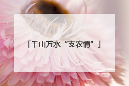 千山万水“支农情”