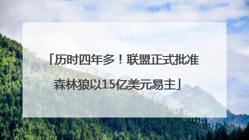 历时四年多！联盟正式批准森林狼以15亿美元易主