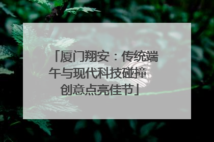 厦门翔安：传统端午与现代科技碰撞 创意点亮佳节