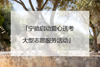 宁德启动爱心送考大型志愿服务活动