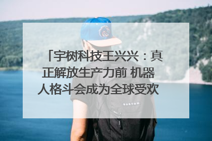 宇树科技王兴兴：真正解放生产力前 机器人格斗会成为全球受欢迎的赛事｜科技观察