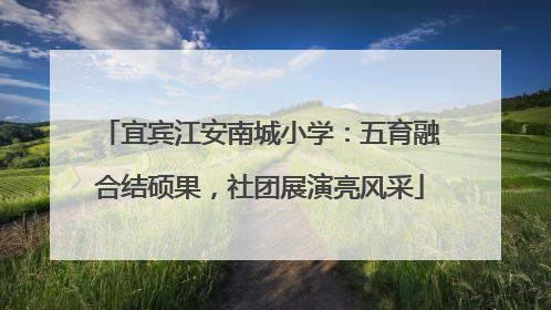 宜宾江安南城小学：五育融合结硕果，社团展演亮风采