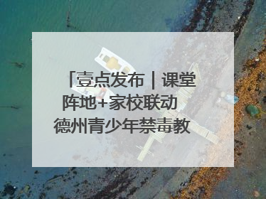 壹点发布｜课堂阵地+家校联动 德州青少年禁毒教育全覆盖