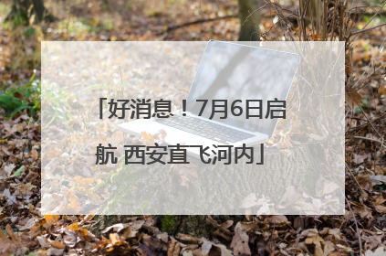 好消息！7月6日启航 西安直飞河内