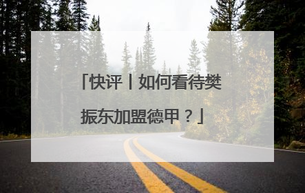 快评丨如何看待樊振东加盟德甲？