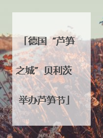 德国“芦笋之城”贝利茨举办芦笋节
