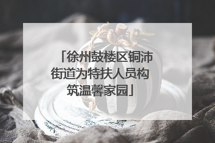 徐州鼓楼区铜沛街道为特扶人员构筑温馨家园