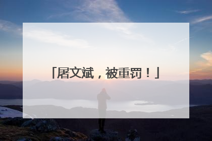 屠文斌，被重罚！