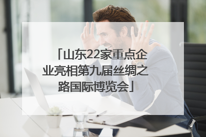 山东22家重点企业亮相第九届丝绸之路国际博览会