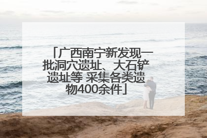 广西南宁新发现一批洞穴遗址、大石铲遗址等 采集各类遗物400余件
