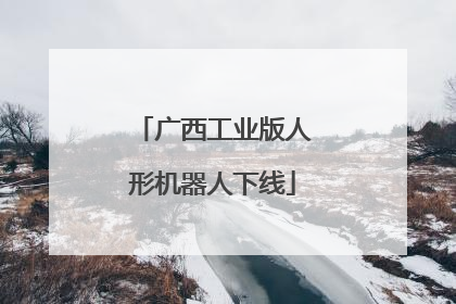 广西工业版人形机器人下线