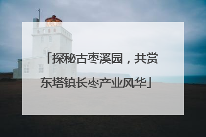 探秘古枣溪园，共赏东塔镇长枣产业风华