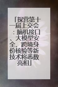 探营第十一届上交会：脑机接口、大模型安全、跨境身份核验等新技术将悉数亮相