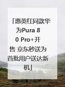 惠英红同款华为Pura 80 Pro+开售 京东秒送为首批用户送达新机