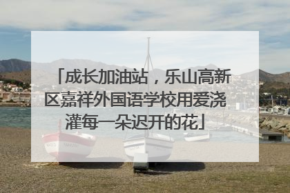成长加油站，乐山高新区嘉祥外国语学校用爱浇灌每一朵迟开的花