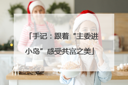 手记：跟着“主委进小岛”感受共富之美