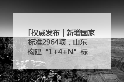 权威发布｜新增国家标准2964项，山东构建“1+4+N”标准化创新发展新格局