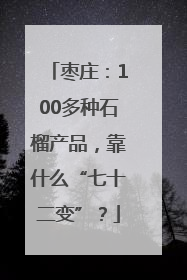 枣庄：100多种石榴产品，靠什么“七十二变”？
