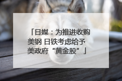 日媒：为推进收购美钢 日铁考虑给予美政府“黄金股”