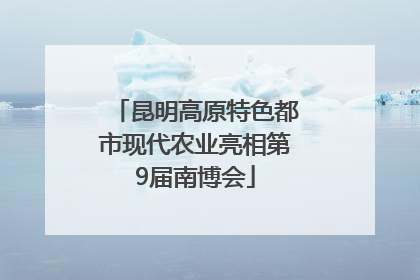 昆明高原特色都市现代农业亮相第9届南博会