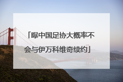曝中国足协大概率不会与伊万科维奇续约