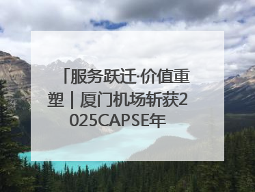 服务跃迁·价值重塑｜厦门机场斩获2025CAPSE年度峰会四项大奖