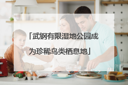 武钢有限湿地公园成为珍稀鸟类栖息地