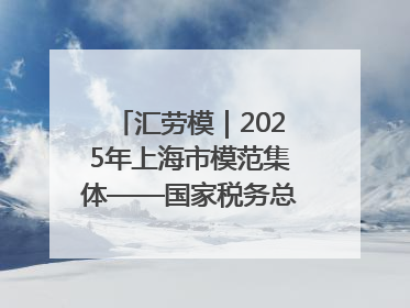 汇劳模｜2025年上海市模范集体——国家税务总局上海市徐汇区税务局第一税务所