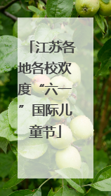 江苏各地各校欢度“六一”国际儿童节