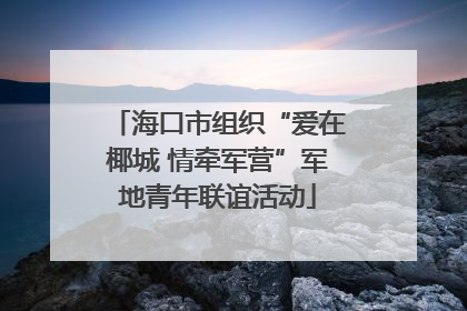 海口市组织“爱在椰城 情牵军营”军地青年联谊活动