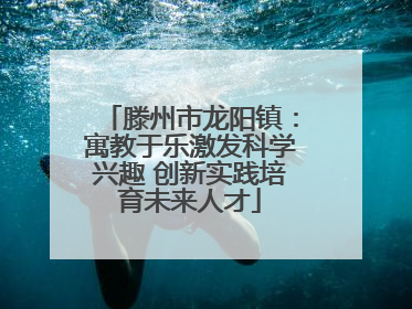 滕州市龙阳镇：寓教于乐激发科学兴趣 创新实践培育未来人才