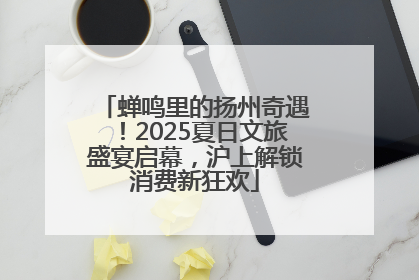 蝉鸣里的扬州奇遇！2025夏日文旅盛宴启幕，沪上解锁消费新狂欢