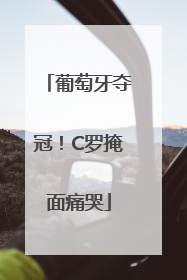 葡萄牙夺冠！C罗掩面痛哭