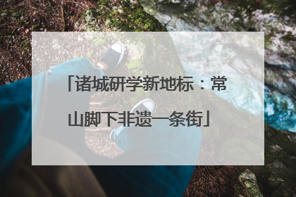 诸城研学新地标：常山脚下非遗一条街
